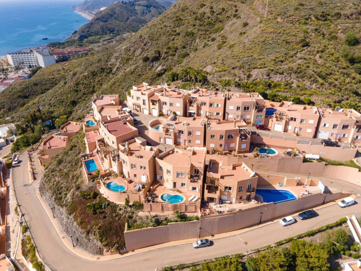 Chalet Con Vistas Al Mar Y Piscina Mojácar Esterno foto