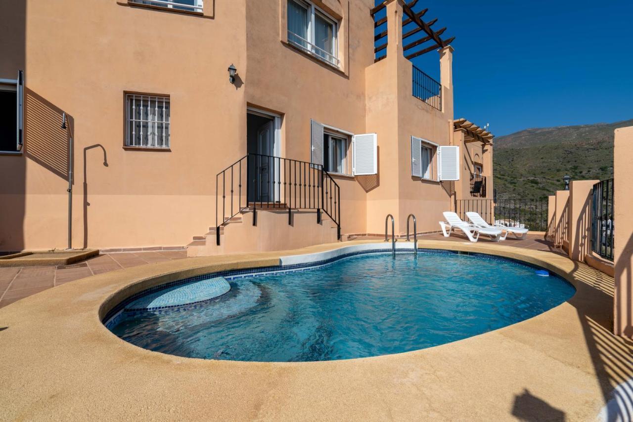 Chalet Con Vistas Al Mar Y Piscina Mojácar Esterno foto
