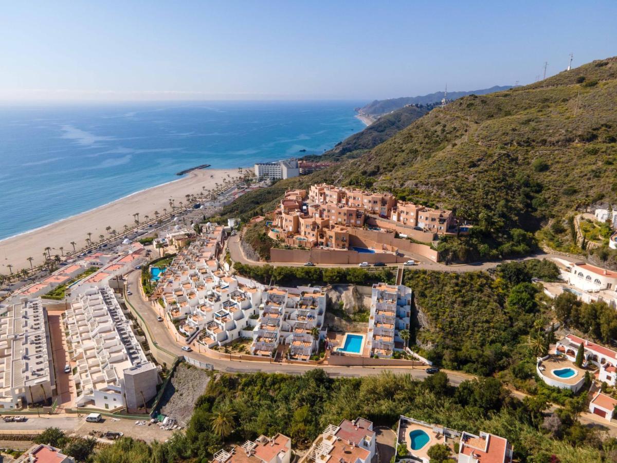 Chalet Con Vistas Al Mar Y Piscina Mojácar Esterno foto